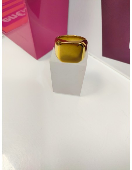 9-9-75564-1-Anillo acero dorado tipo sello T26