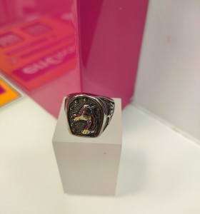 9-9-75594-1-Anillo acero plateado con simbolo de caballo T20