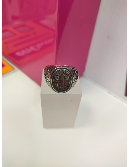 9-9-75621-1-Anillo acero plateado mano de fatima T25