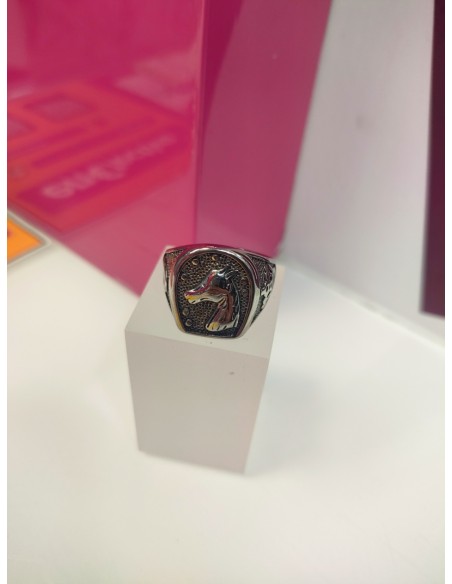 9-9-75593-1-Anillo acero plateado con simbolo de caballo T24
