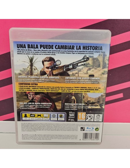 8-8-75807-2-Videojuego PS3 Sniper Elite III Ultimate Edition