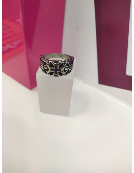 9-9-75640-1-Anillo acero plateado con cruces T29