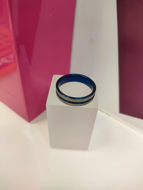 9-9-75719-1-Anillo acero plateado con linea azul T24