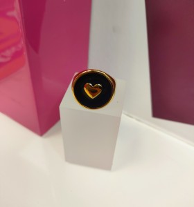 9-9-75725-1-Anillo acero sello dorado corazon T17