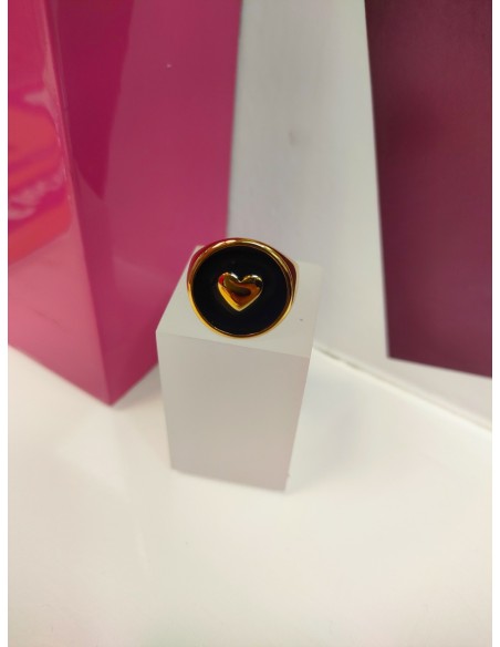 9-9-75725-1-Anillo acero sello dorado corazon T17