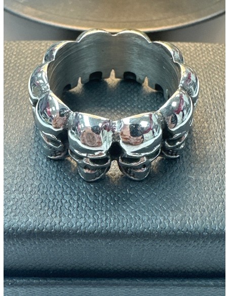 9-9-75693-1-Anillo acero plateado de calavera T22
