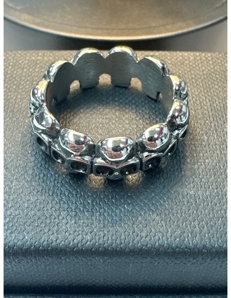 9-9-75694-1-Anillo acero plateado de calavera T22