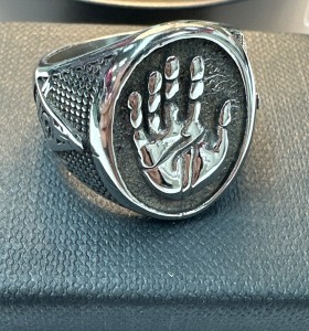 9-9-75624-1-Anillo acero plateado mano T22