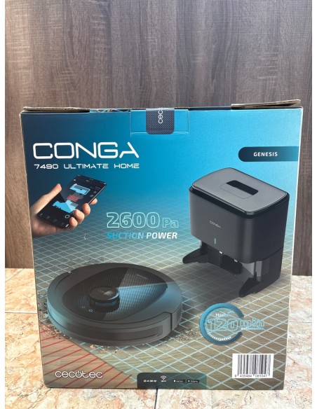 1-1-259867-2-Aspirador Robot Cecotec Conga 7490 (Sin Uso)