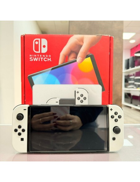 7-7-84981-1-Consola Nintendo Switch Nintendo Switch Oled Blanca