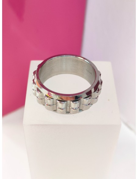 9-9-75835-1-Anillo acero plateado con diseño giratorio T16