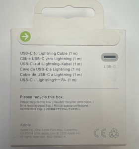1-1-269180-1-Cargador Apple Lightning Tipo C (Sin Uso) 2