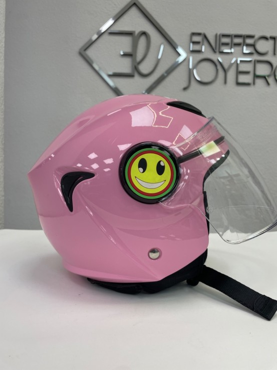 1-1-269351-2-Casco Jet LS2 Rosa Niña