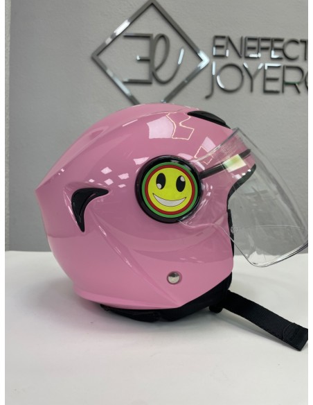 1-1-269351-2-Casco Jet LS2 Rosa Niña