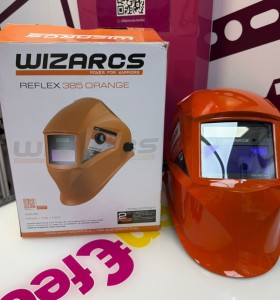 9-9-75897-1-Equipo Soldadura Careta Electrica Wizarcs Reflex 385 Orange 