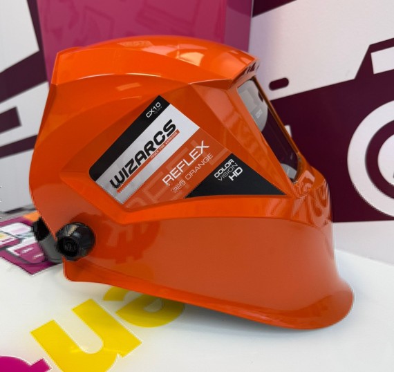 9-9-75897-2-Equipo Soldadura Careta Electrica Wizarcs Reflex 385 Orange 