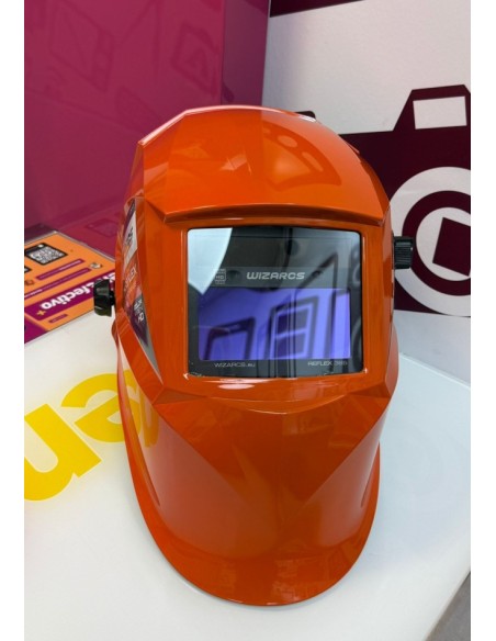 9-9-75897-3-Equipo Soldadura Careta Electrica Wizarcs Reflex 385 Orange 