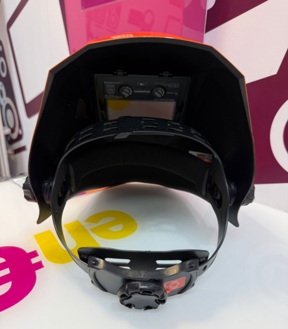 9-9-75897-5-Equipo Soldadura Careta Electrica Wizarcs Reflex 385 Orange 