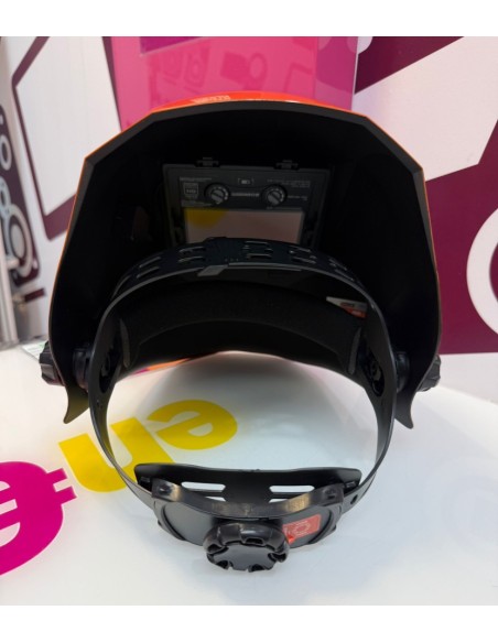 9-9-75897-5-Equipo Soldadura Careta Electrica Wizarcs Reflex 385 Orange 