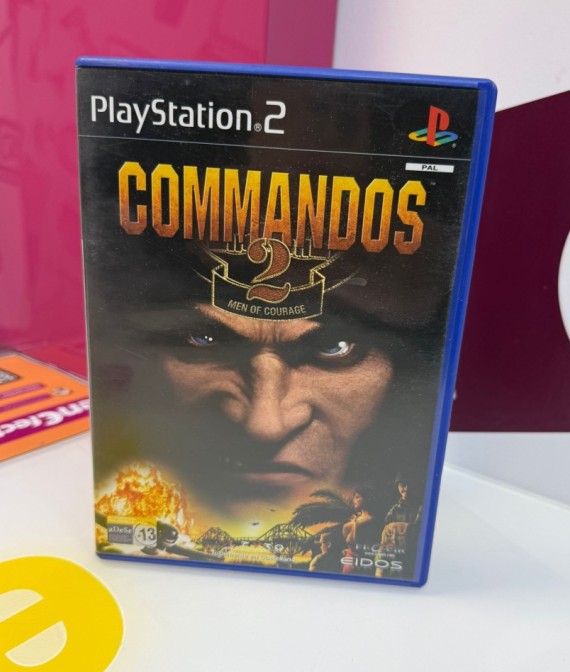 9-9-75861-1-Videojuego PS2 commandos 2 men of courage 