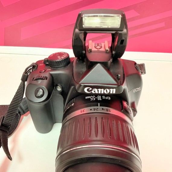 8-8-75861-3-Cámara Digital Réflex NIKON CANON EOS 1000D objetivo