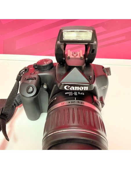 8-8-75861-3-Cámara Digital Réflex NIKON CANON EOS 1000D objetivo