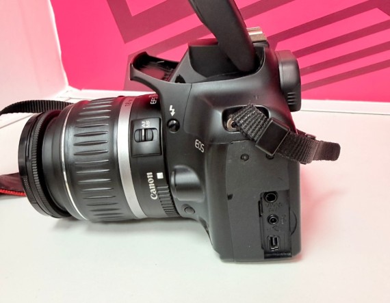 8-8-75861-4-Cámara Digital Réflex NIKON CANON EOS 1000D objetivo