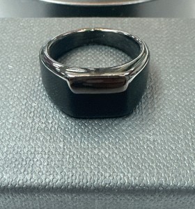 6-9-75706-1-Anillo acero negro tipo sello T13