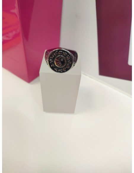 6-9-75588-1-Anillo acero plateado con simbolo de yin y yang T27