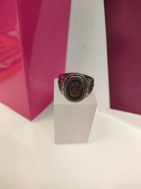 6-9-75622-1-Anillo acero plateado mano de fatima T25