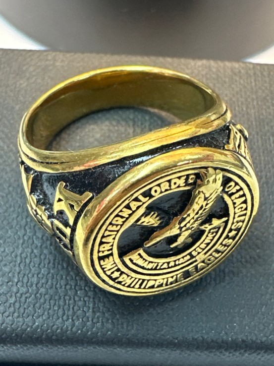 6-9-75538-1-Anillo acero dorado con aguila T29