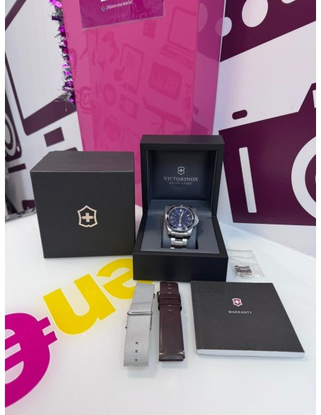 6-9-74695-1-Reloj Pulsera Caballero Victorinox 241603 Maverick Azul 