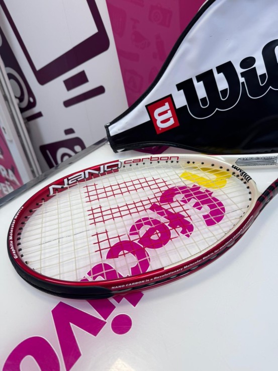 9-9-75870-4-Raqueta tenis wilson nano carbon 4 1 4 L2 