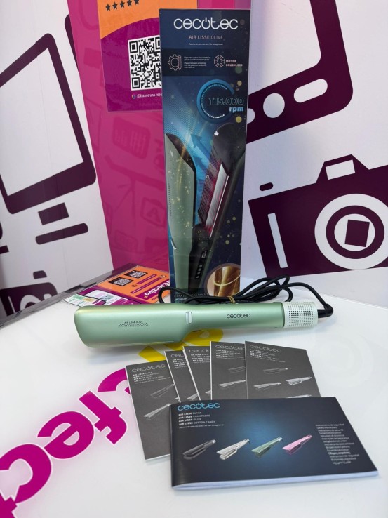 9-9-75968-1-Plancha Pelo Cecotec Air Lisse Olive 