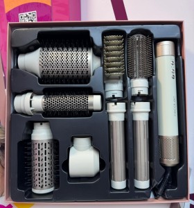 9-9-75970-1-Cepillo Moldeador De Aire Airglam Champagne 8 Heads  2