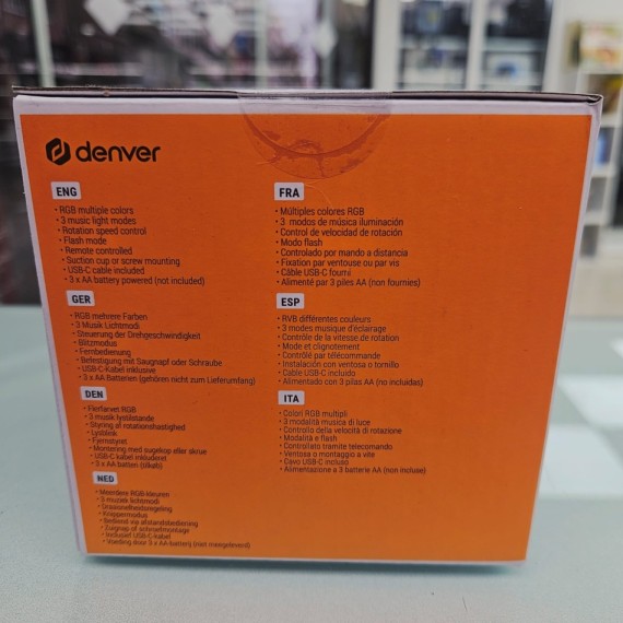 8-8-75970-2-Luz Disco Denver LDB-319MK2 Mando