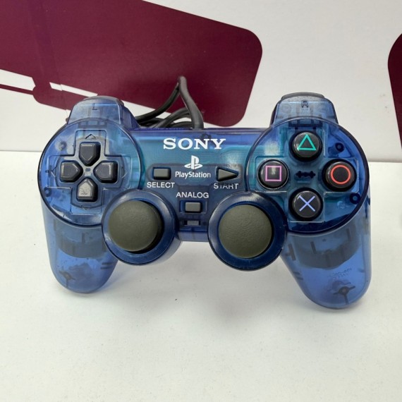8-8-75797-1-Mando Ps2 Mando DualShock 2 PS2 Azul Transparente