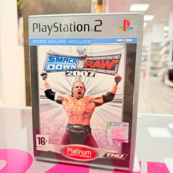 7-7-85032-1-Videojuego Smack Down VS Raw 2007
