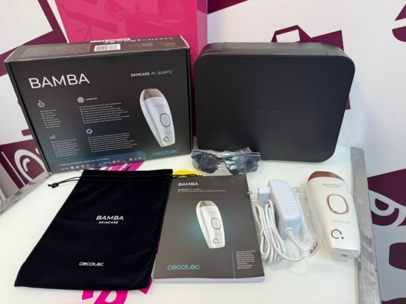 9-9-75989-2-Depiladora Laser cecote bamba skincare ipl Quartz (sin uso)