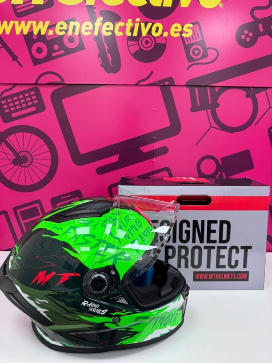 7-7-85143-1-Casco Integral Helmets Stinger 2 C6 Fluor Gloss