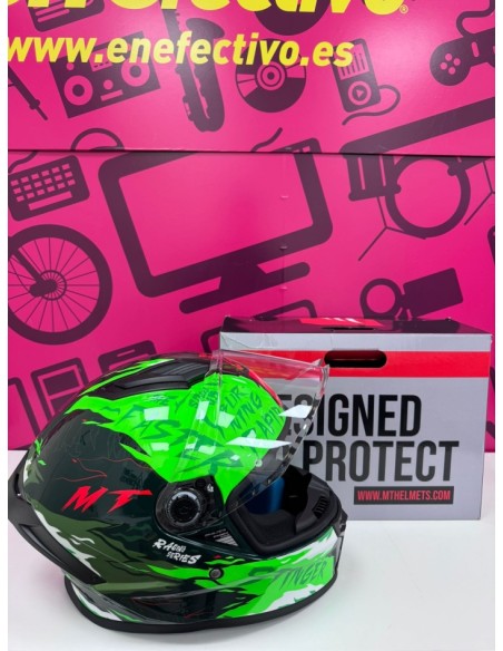 7-7-85143-1-Casco Integral Helmets Stinger 2 C6 Fluor Gloss