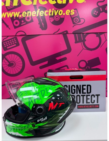 7-7-85143-2-Casco Integral Helmets Stinger 2 C6 Fluor Gloss