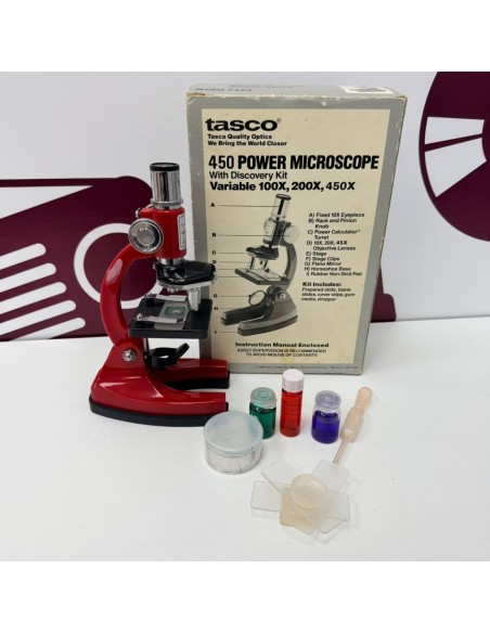 8-8-76065-1-Microscopio Microscopio Tasco 450 Power