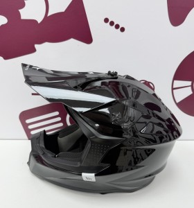 8-8-76069-1-Casco Integral motocross MT Helmets Falcon Solid A0 negro. tL 2