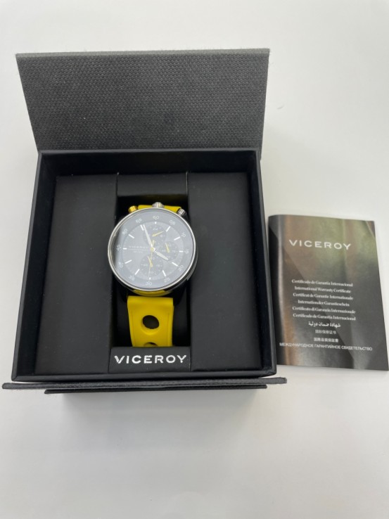 1-1-238965-4-Reloj Pulsera Caballero Viceroy Chronograph Correa Amarillo 