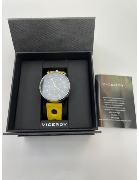 1-1-238965-4-Reloj Pulsera Caballero Viceroy Chronograph Correa Amarillo 