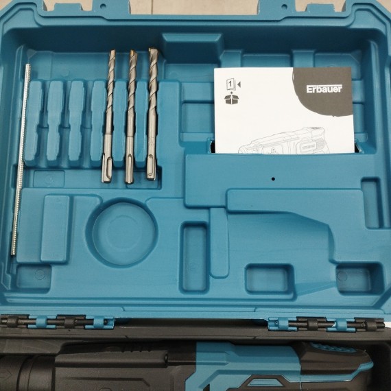 6-6-167390-2-Taladro Electrico Erbauer ERH 750(sin Uso)