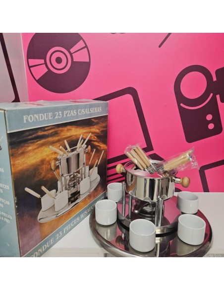 8-8-76061-1-Hogar cocina Fuente para chocolate Fondue 23 piezas