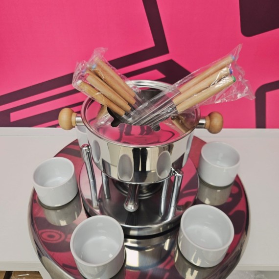 8-8-76061-2-Hogar cocina Fuente para chocolate Fondue 23 piezas