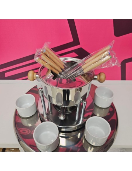 8-8-76061-2-Hogar cocina Fuente para chocolate Fondue 23 piezas